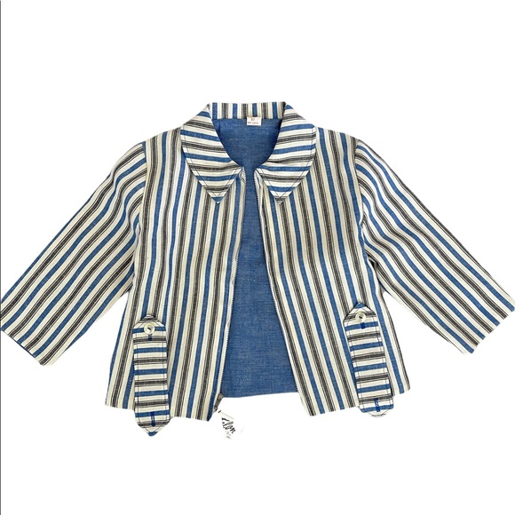 Kid Bits Boys 4T Overalls Pant and Reversible Jacket Combo Set - Picture 6 of 10